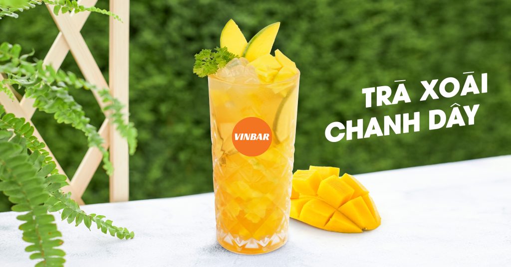 hướng dẫn cách làm công thức pha chế trà xoài chanh dây tươi